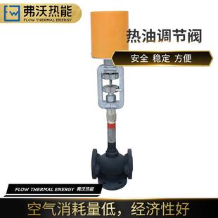 电动导热油调节阀铸钢三通控制阀定型机烘房导热油调节阀