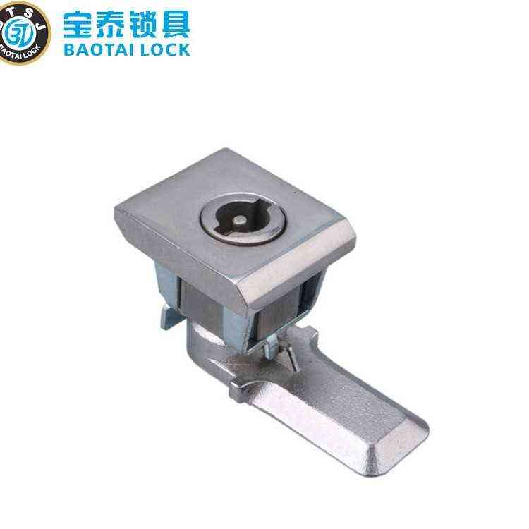 宝泰锁具MS813不锈钢机箱机柜门锁具圆柱锁工业柜锁开关电器柜锁