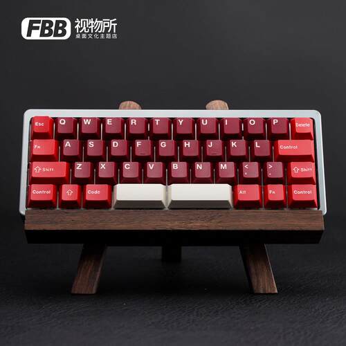FBB视物所原创FAS级黑胡桃木客制化机械键盘支架展示架收纳平板