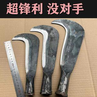 广西仙湖刀具锋利耐砍纯手工锻打户外砍桉树弯刀柴刀砍树镰刀农用