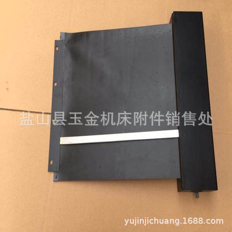 按图纸供应箱体式卷帘防护罩机床不锈钢带伸缩式防尘罩
