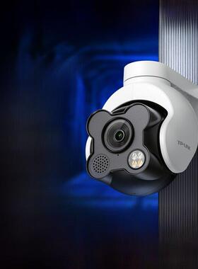 普联Tp-Link摄像机无线监控400万户外家庭远程360度摄像机642E-A
