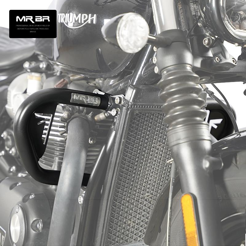 MRBR适配凯旋1200Bobber护杠摩托车防摔杠保险杠竞技杠改装配件