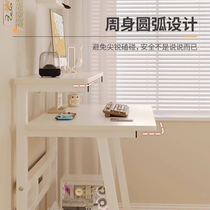 电脑桌台式家用卧床边可移室动学习长桌小简台易办公工作SQDNZ029