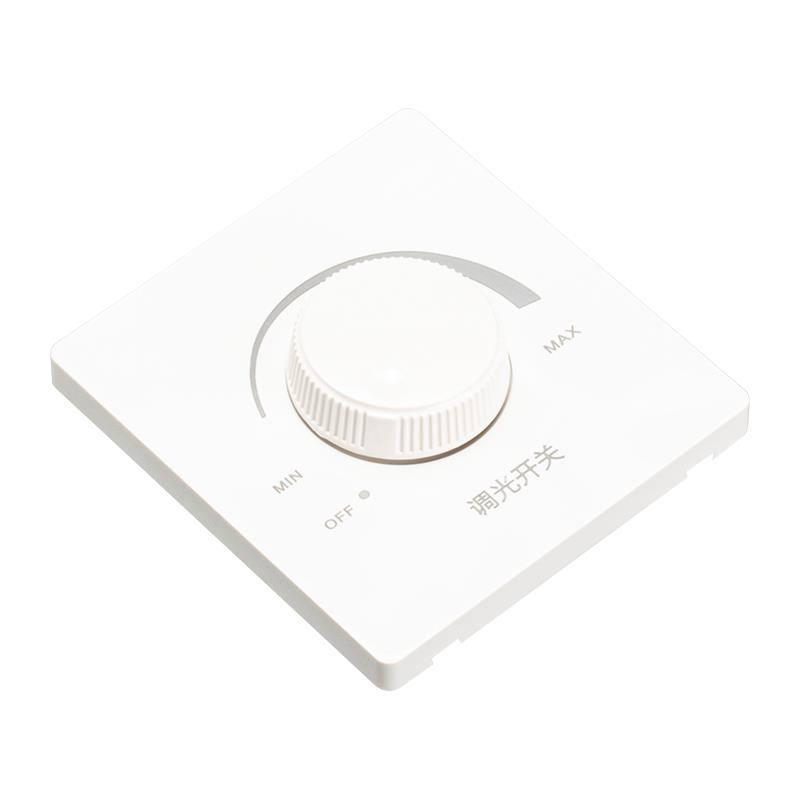 86型暗装调光开关控制器220V无极旋钮可控硅大功率可调节灯光面板
