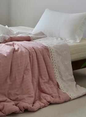 160x21季0可NTB洗大豆被16x2.1米.全棉纱布机春秋四被芯单人宿舍