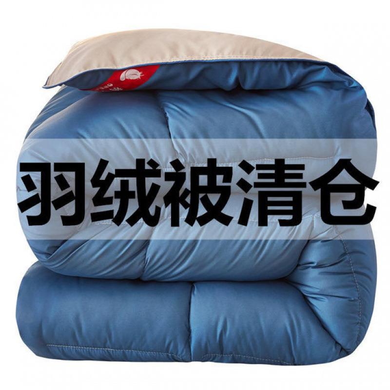 羽绒被95白鹅绒加厚保暖冬被春秋被子双人白鸭绒被芯