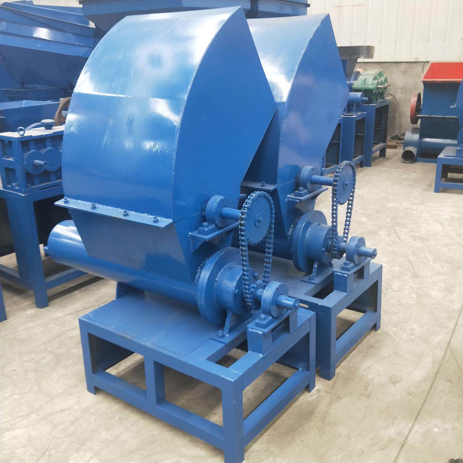 大型泡沫粉碎化坨一体机320型泡沫餐盒造坨机 泡沫板发泡剂化块机