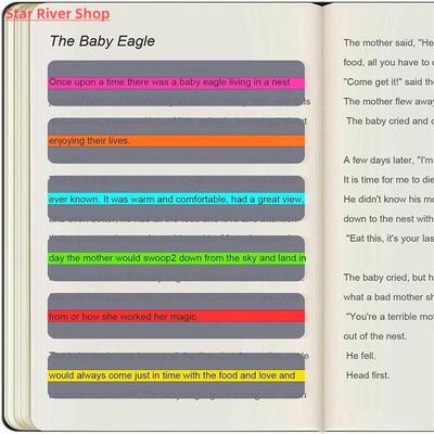 For Dyslexia People Paper Reading Guide Strip Reading Highli