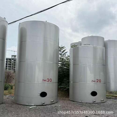 厂家制做20吨30吨不锈钢酱油醋酸储存罐316L耐腐密封储罐