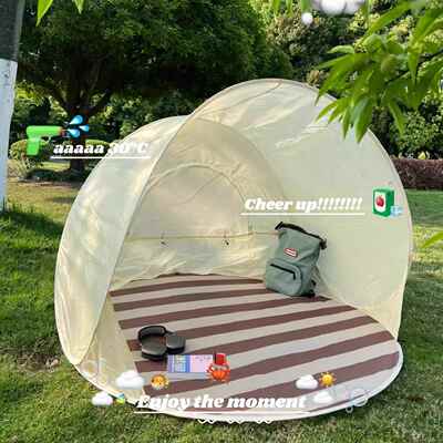 德国户外便携式折叠一键开合露营帐篷防晒防水野餐遮阳沙滩帐篷