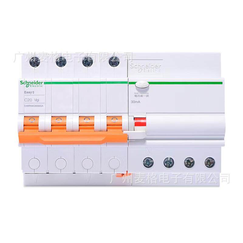 EA9RN4C2030CA,漏电保护断路器,4P,C20A/30mA/A类