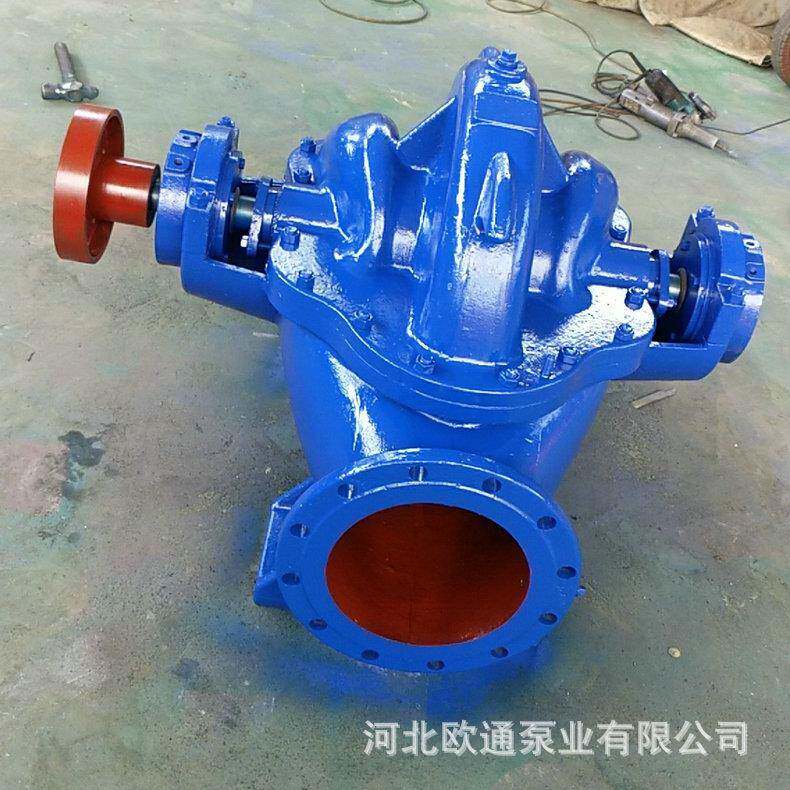 现货销售河道大流量的双吸泵压力大铸铁双吸泵价格优惠