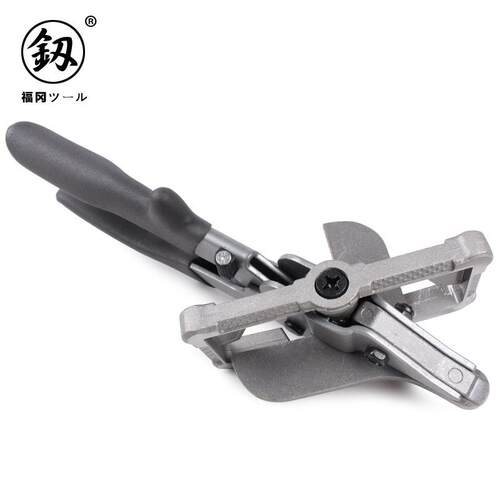 新款直销供应福冈工具多功能角度剪刀45度90度多用折边钳木工线槽