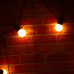 饰灯 户外氛围花园庭院灯装 led灯串 G50球泡露营灯婚庆节日彩灯