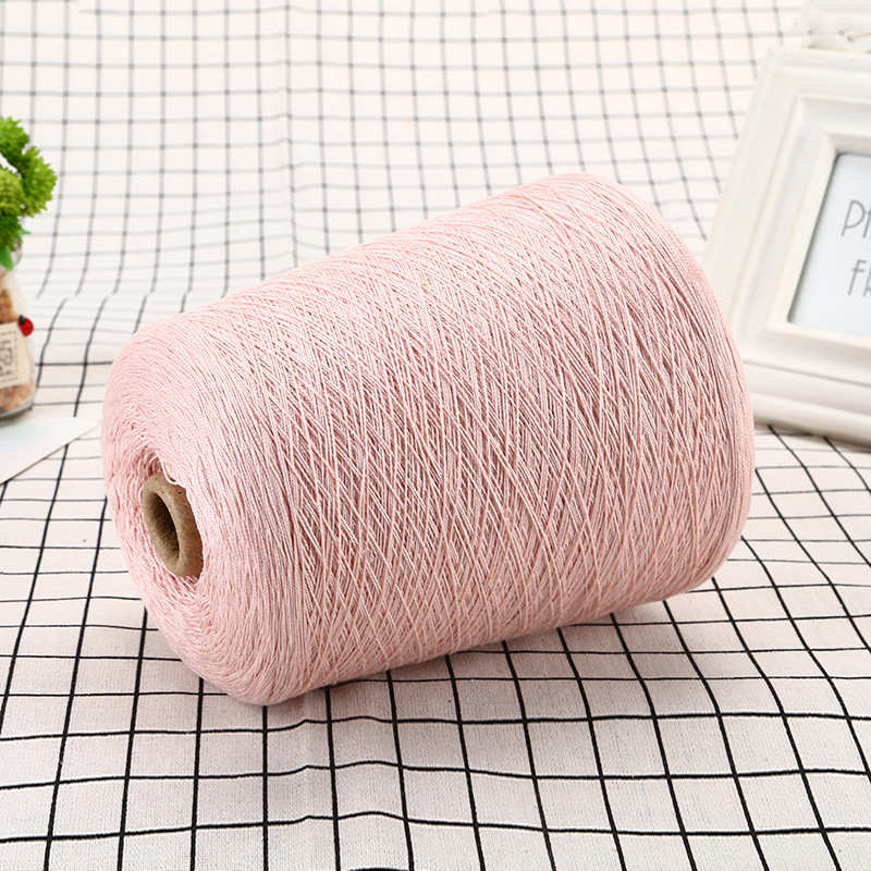 厂家烧毛丝光蕾丝线 长光棉长绒棉棉纱线 服装衣领辅料用纱线