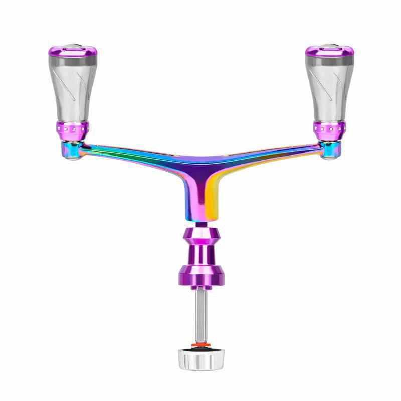 diy握s配件渔线牌路摇臂炫趣亚纺车鱿鱼双丸得彩渔轮改装四角轮轮