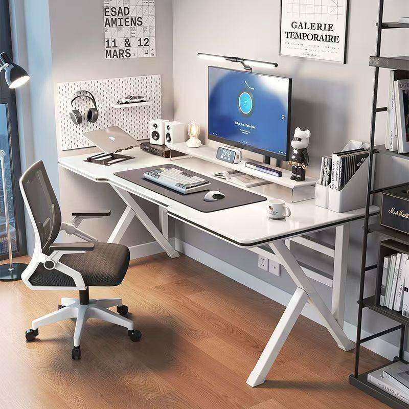 电竞卓台式家用电脑桌卧室简易工作台学生家用书桌长方形办公桌子