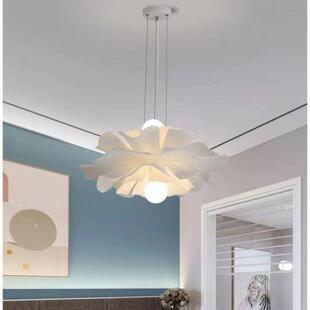 餐厅灯客厅儿童房灯浪漫风花朵房间灯灯卧室吊灯法式 主灯简约现代