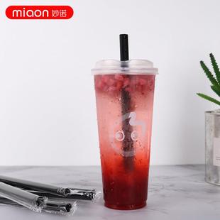 1000支奶茶吸管一次性粗吸管珍珠奶茶豆浆果汁饮料加厚可弯曲吸管