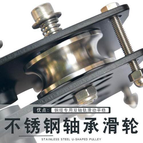 ASOL户外攀岩横渡滑轮钢缆溜索手握式双轴索道户外探险防滑