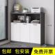 打印机放置柜办公办水公室茶柜落地资hghg料柜边柜木质隔断储物子
