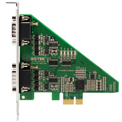 UTEK宇泰UT-792 PCI-E转2口RS485/422高速多串口扩展卡485接口卡