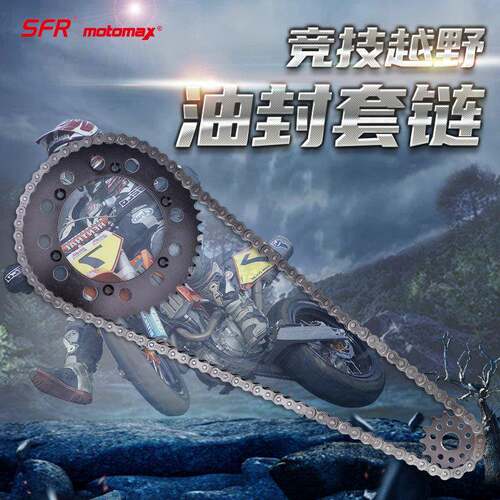 适用机车山叶TTR250 93-04改装大小齿大齿盘链轮油封链条套炼