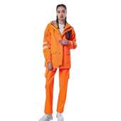 中国石化防静电雨衣成人反光分体防静电雨衣加油站电力