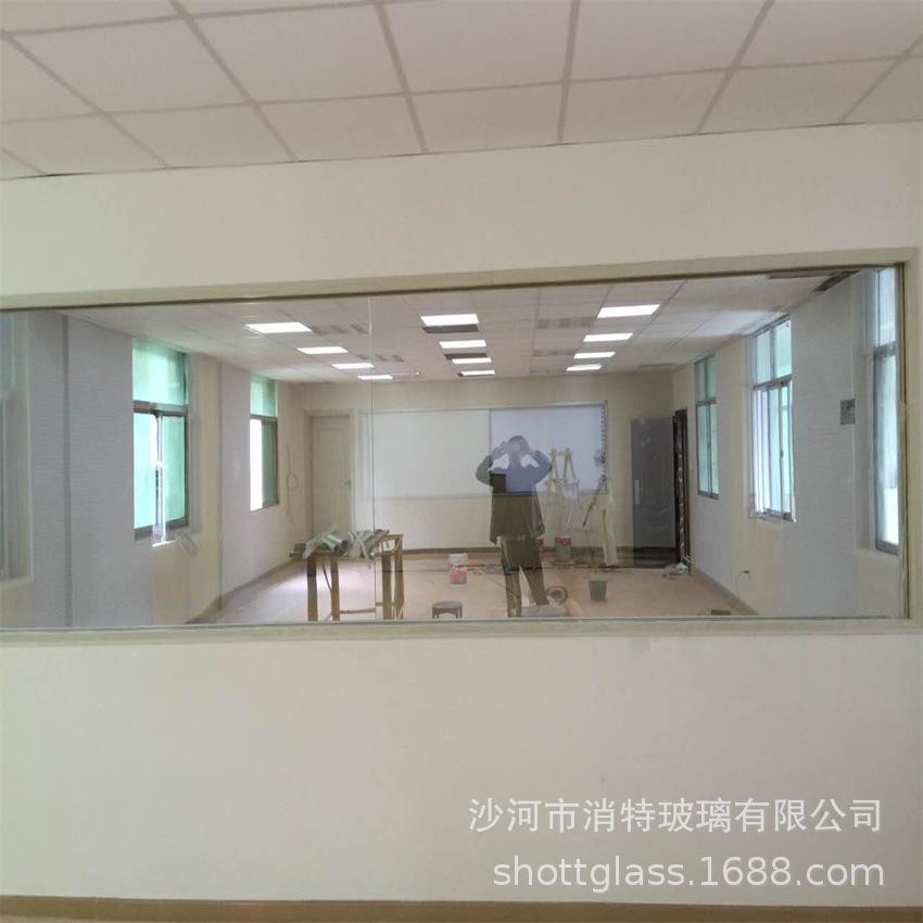 5-12mm单反玻璃单面反射可视镜录播室教师心理咨询室单向透视镜