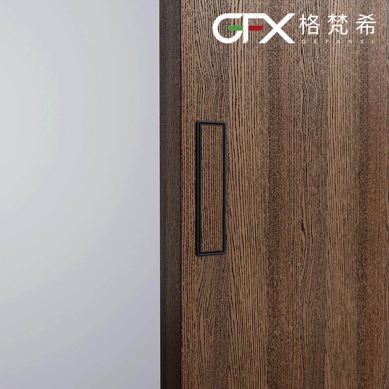 可贴皮移门拉手嵌入式暗装厨房化妆室木门隐形门暗藏式拉门把手