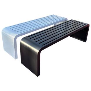 公园椅户外长椅室外园林铁艺座椅广场小区休息长条凳幼儿园彩色凳