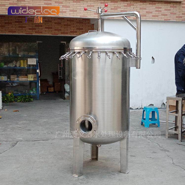 供应南沙区工业用不锈钢树脂大流量多袋过滤器