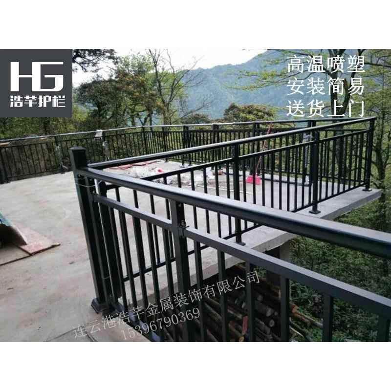 锌钢阳梯台护栏围栏别墅庭院合室外不锈钢楼扶手铝阳台金栏杆简易