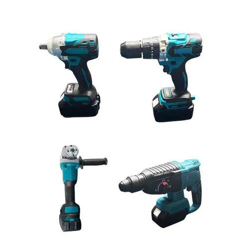牧田款电动工具套装锂电4件套家装厂房多功能锂电动工具
