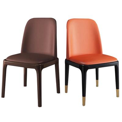 实木餐椅软包靠背椅家用餐桌椅简约现代轻奢凳子北欧餐厅网红椅子