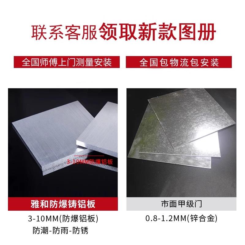 铸铝别墅大门双门入户门玻璃门防盗子母进户对开 农村自建房定制