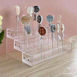 亚克力多层阶梯棒棒糖架便利店超市棒棒糖甜点架Lollipop stand