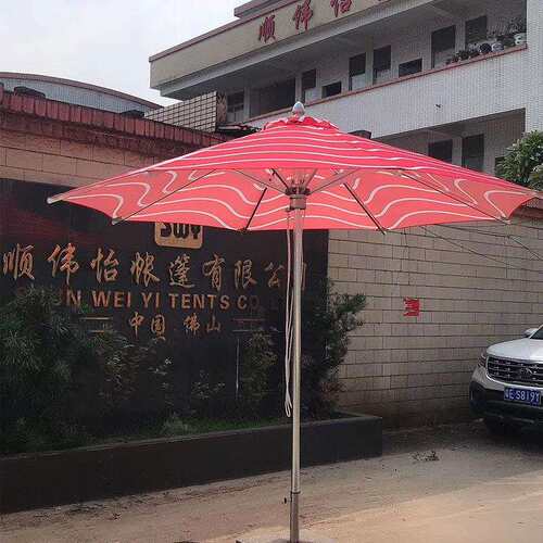 户外遮阳伞大型室外太阳伞摆摊中柱伞阳台花园别墅岗亭桌椅庭院伞