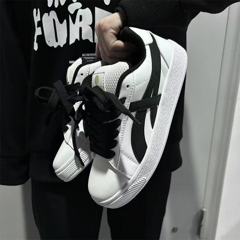 ins复古面包百搭女鞋小众老爹鞋