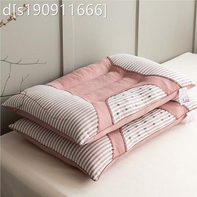 全棉磁疗决明子枕头枕芯一对装家用护颈椎整头专用助睡眠男不塌陷