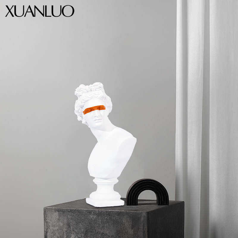 北欧客厅玄关酒柜电视柜树脂雕塑装饰摆件现代简约办公室树脂摆件,特色手工艺,其他特色工艺品,淘宝优惠券,粉丝福利购,淘宝优惠卷