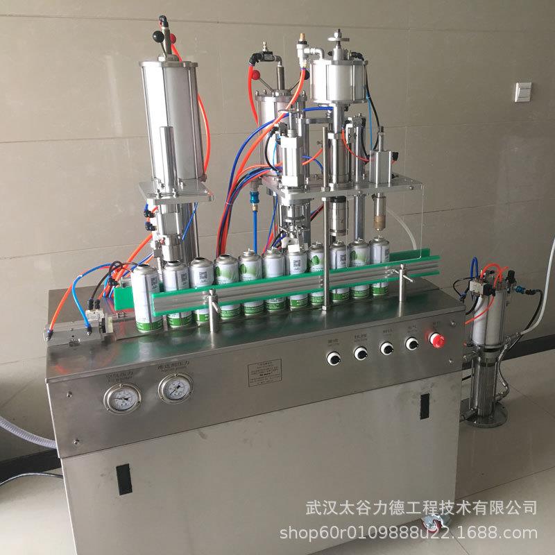 厂家定制产地货源自喷漆万能泡沫清洗剂车用气雾剂四合一灌装机