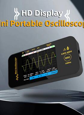 BSIDE OT3手持式迷你示波器彩屏可充电10M带宽单通道汽修示波仪表