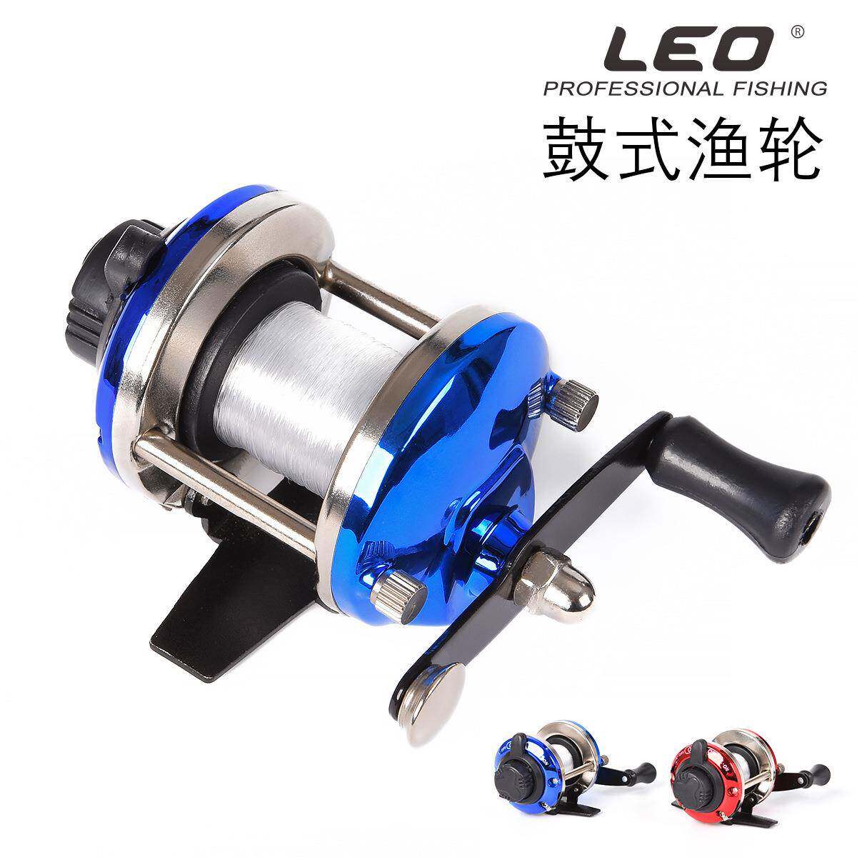 27842 LEO【小鼓轮(红/蓝)】矶钓冰冬钓横向轮船钓渔线轮