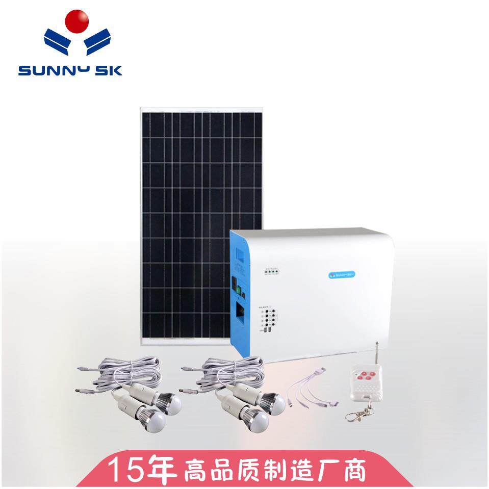 家用太阳能发电照明系统太阳能发电机专业外销8年车载逆变器光伏