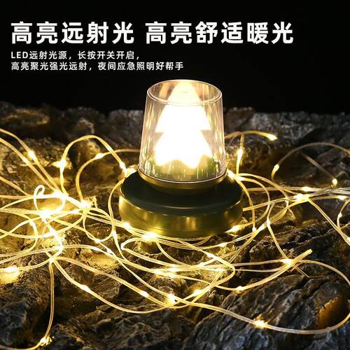 跨境款LED尺灯2502多功能露卷营灯帐篷爆幕彩光氛天围灯户外防水