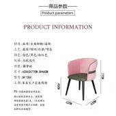 北欧式 咖啡厅餐椅休闲沙发办公室沙发椅样板房设计师椅 腰带椅时尚