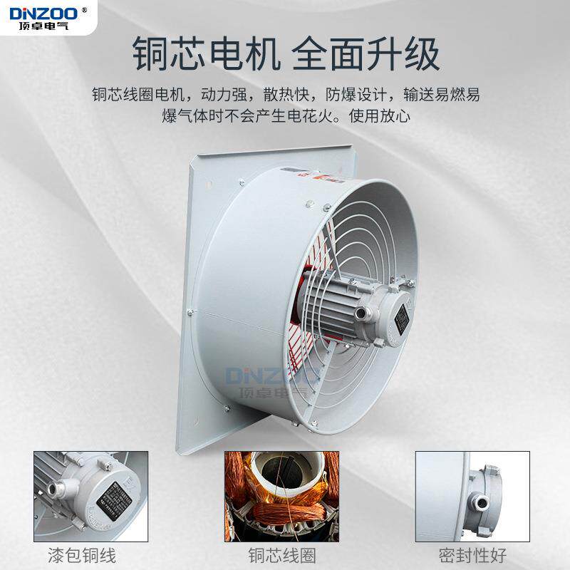 8寸10寸12寸16寸20寸24寸防爆排风扇220/380百叶窗方形工业换气扇