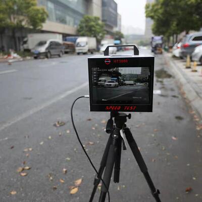 工厂直销铝壳三角架雷视一体机便携式雷达测速器道路车速检测设备